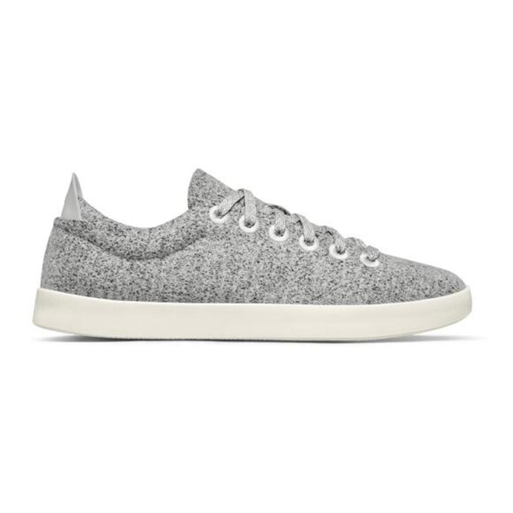 ALLBIRDS WOOL PIPER RUNNER NATURAL BLACK/GRAY LACE UP CASUAL SNEAKERS SIZE 8